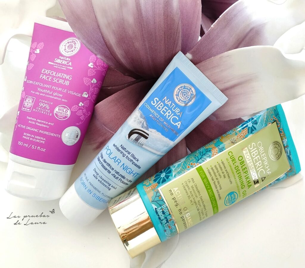 cosmética natural con certificado eco cert de natura siberica